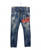 DSQUARED2ディースクエアード）の古着「ICON 4EVER MEDIUM WASH SKATER JEAN」｜インディゴ