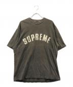SUPREMEシュプリーム）の古着「両面クラックアーチロゴプリントTシャツ」｜グレー