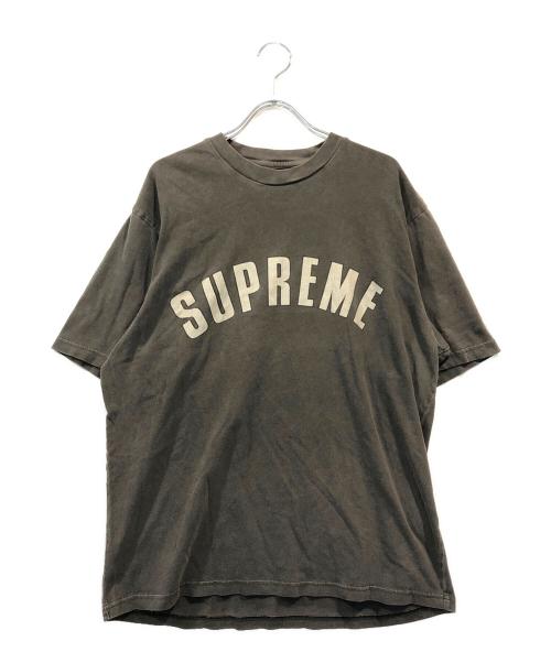SUPREME（シュプリーム）SUPREME (シュプリーム) 両面クラックアーチロゴプリントTシャツ グレー サイズ:Mの古着・服飾アイテム