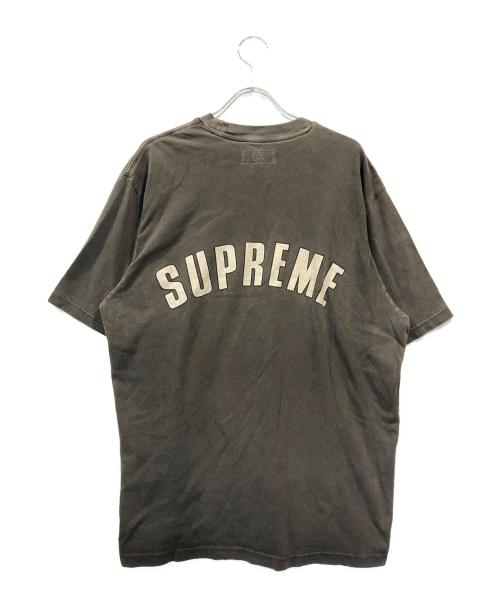 SUPREME（シュプリーム）SUPREME (シュプリーム) 両面クラックアーチロゴプリントTシャツ グレー サイズ:Mの古着・服飾アイテム
