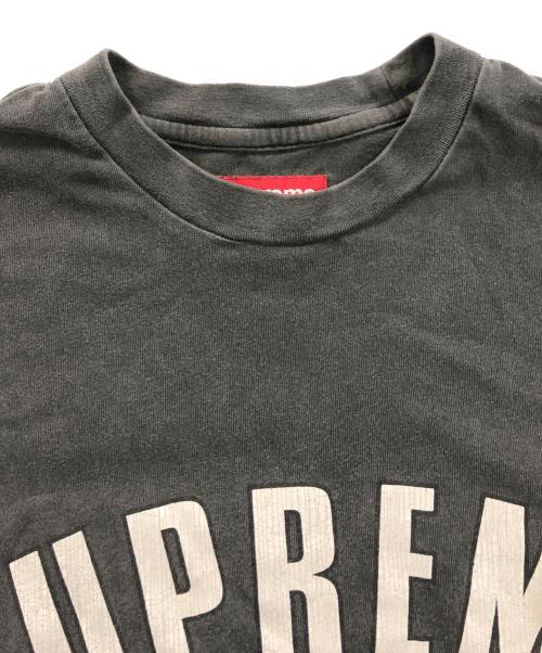SUPREME（シュプリーム）SUPREME (シュプリーム) 両面クラックアーチロゴプリントTシャツ グレー サイズ:Mの古着・服飾アイテム