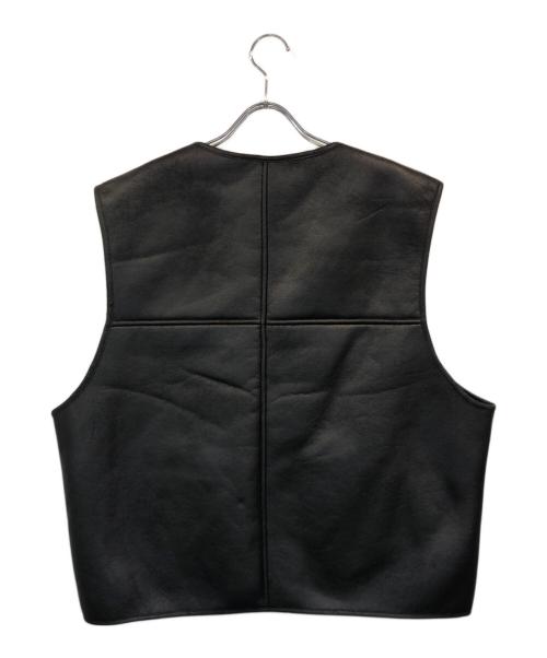 SUPREME（シュプリーム）Supreme (シュプリーム) Reversible Faux Shearling Work Vest ブラック サイズ:SIZE Lの古着・服飾アイテム