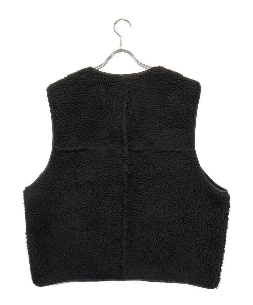 SUPREME（シュプリーム）Supreme (シュプリーム) Reversible Faux Shearling Work Vest ブラック サイズ:SIZE Lの古着・服飾アイテム