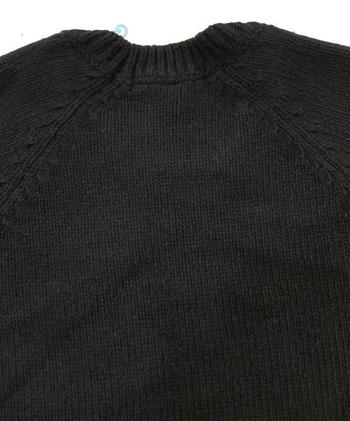 SUPREME（シュプリーム）Supreme (シュプリーム) Flocked Logo Sweater ブラック サイズ:SIZE Lの古着・服飾アイテム