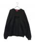 Supreme（シュプリーム）の古着「Flocked Logo Sweater」｜ブラック