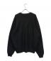 Supreme (シュプリーム) Flocked Logo Sweater ブラック サイズ:SIZE L：16000円