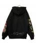 X-LARGE (エクストララージ) Ed Hardy (エド ハーディー) ジップパーカー ブラック サイズ:SIZE XL：10000円