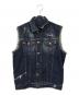 DSQUARED2（ディースクエアード）の古着「カットオフデニムベスト」｜インディゴ