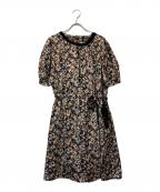 SONIA RYKIEL collectionソニア リキエル コレクション）の古着「アンプリメアンジュ ワンピース」｜ブラック