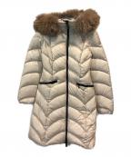 MONCLERモンクレール）の古着「アルビジアダウンコート」｜アイボリー