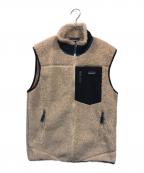 Patagoniaパタゴニア）の古着「フリースベスト」｜アイボリー