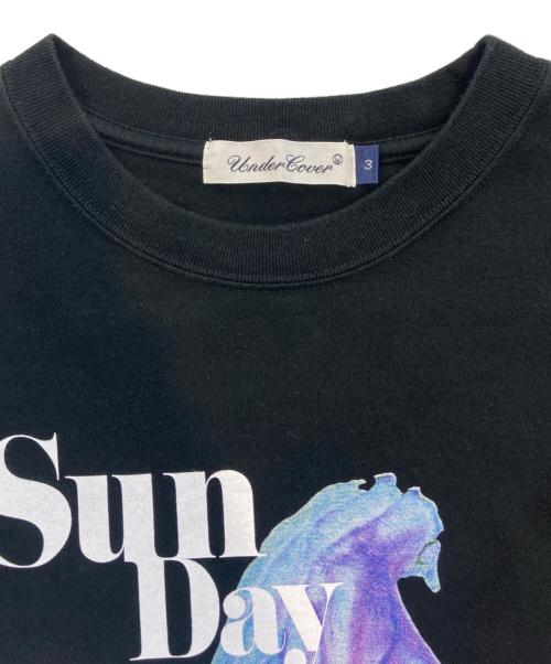 UNDERCOVER（アンダーカバー）UNDERCOVER (アンダーカバー) プリントTシャツ ブラック サイズ:3の古着・服飾アイテム