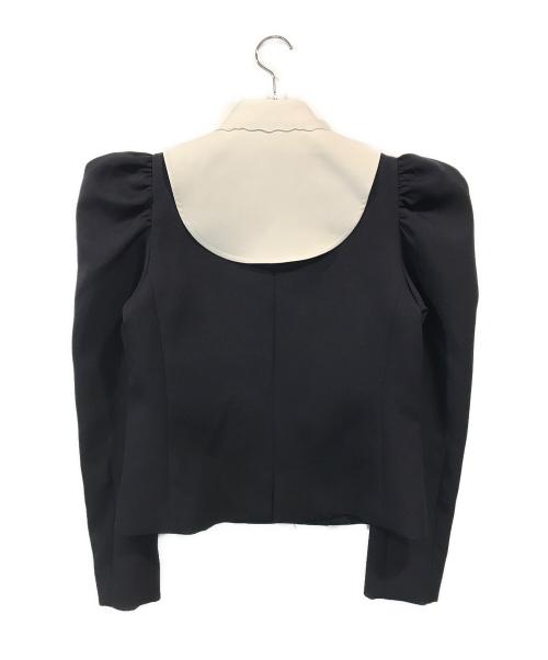 Sov.（ソブ）Sov. (ソブ) レース襟付きジャケット ネイビー サイズ:38の古着・服飾アイテム