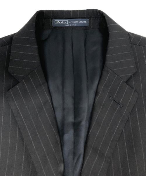 POLO RALPH LAUREN（ポロ・ラルフローレン）POLO RALPH LAUREN (ポロ・ラルフローレン) 3Bストライプセットアップスーツ ブラック サイズ:38の古着・服飾アイテム