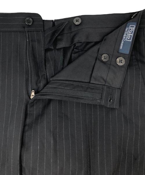 POLO RALPH LAUREN（ポロ・ラルフローレン）POLO RALPH LAUREN (ポロ・ラルフローレン) 3Bストライプセットアップスーツ ブラック サイズ:38の古着・服飾アイテム