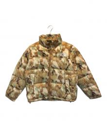 THE NORTH FACE（ザ ノース フェイス）の古着「ノベルティショートヌプシジャケット」｜ベージュ