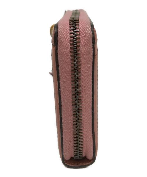 GUCCI（グッチ）GUCCI (グッチ) ダイアナ ジップアラウンドウォレット ピンクの古着・服飾アイテム