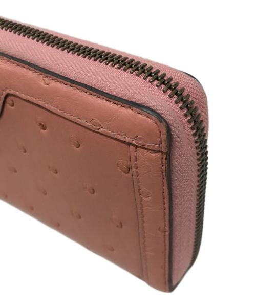 GUCCI（グッチ）GUCCI (グッチ) ダイアナ ジップアラウンドウォレット ピンクの古着・服飾アイテム