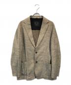 T-JACKET By TONELLOティージャケット バイ トネッロ）の古着「コットンリネン2Bジャケット」｜グレー