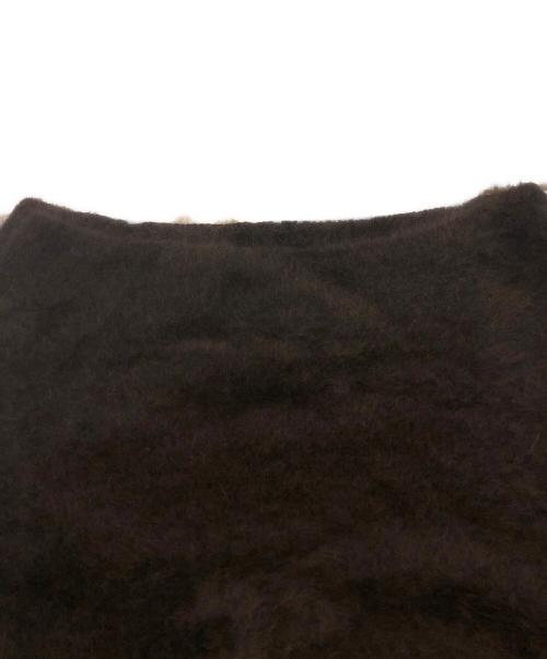 anuans（アニュアンス）anuans (アニュアンス) ラクーンオフショルニットプルオーバー ブラウン サイズ:SIZE Freeの古着・服飾アイテム