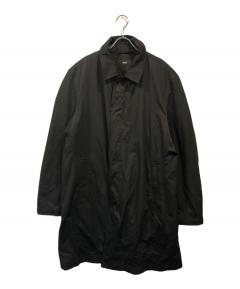 中古・古着通販】PRADA (プラダ) ナイロンステンカラーコート ブラック