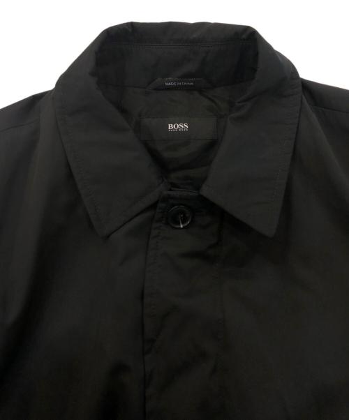 BOSS（ボス）BOSS (ボス) 中綿ステンカラーコート ブラック サイズ:54の古着・服飾アイテム