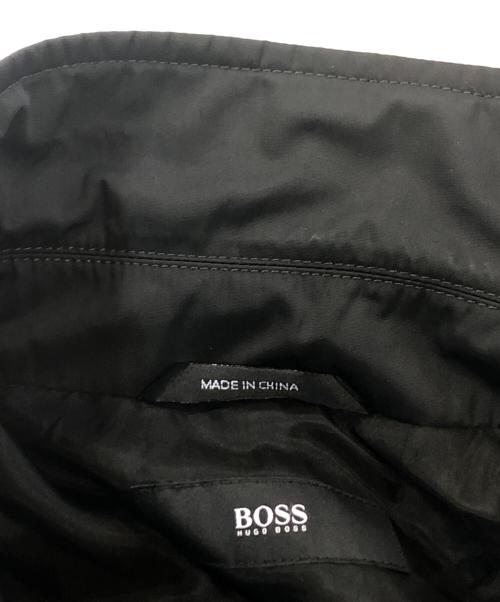 BOSS（ボス）BOSS (ボス) 中綿ステンカラーコート ブラック サイズ:54の古着・服飾アイテム