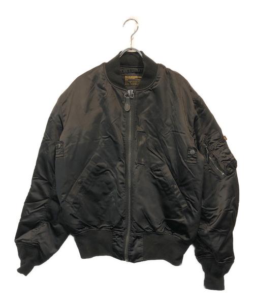 ALPHA（アルファ）ALPHA (アルファ) MA-1 DOBBS VINTAGE ブラック サイズ:SIZE Lの古着・服飾アイテム
