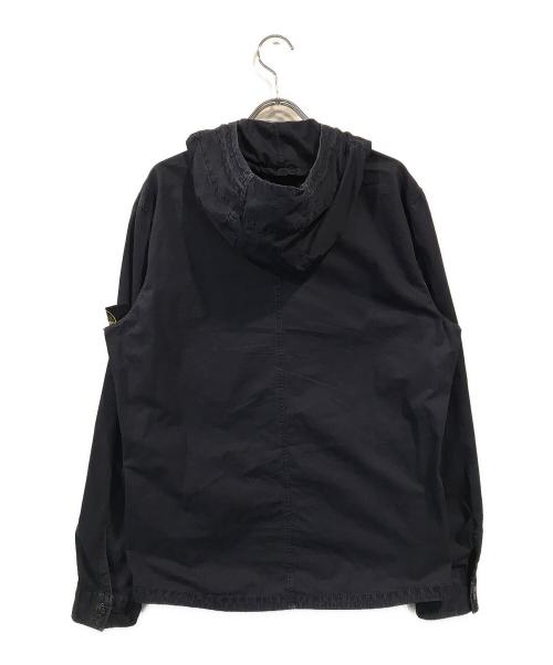 STONE ISLAND（ストーンアイランド）STONE ISLAND (ストーンアイランド) オーバーシャツ フードブルゾン ネイビー サイズ:Mの古着・服飾アイテム
