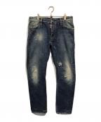DSQUARED2ディースクエアード）の古着「ダメージデニムパンツ」｜インディゴ