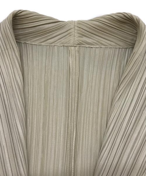PLEATS PLEASE（プリーツプリーズ）PLEATS PLEASE (プリーツプリーズ) プリーツ2Bジャケット ベージュ サイズ:4の古着・服飾アイテム