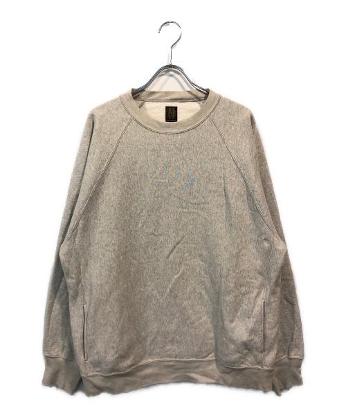 BATONER（バトナ―）BATONER (バトナ―) JUMBERCA URAKE CREW NECK グレー サイズ:3の古着・服飾アイテム