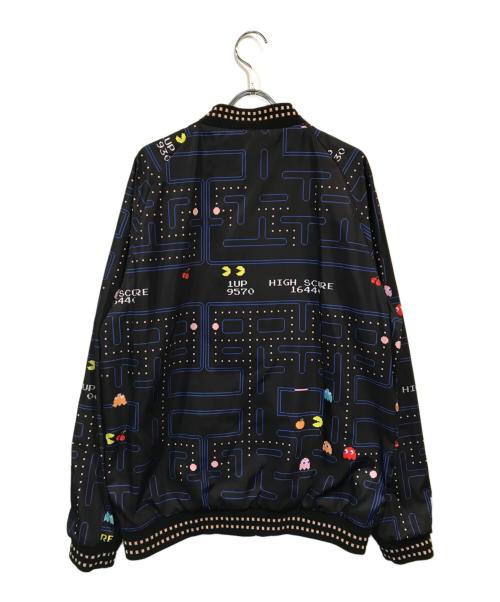 PAC-MAN（パックマン）PAC-MAN (パックマン) リバーシブルパックマンスカジャン ブラック サイズ:Lの古着・服飾アイテム