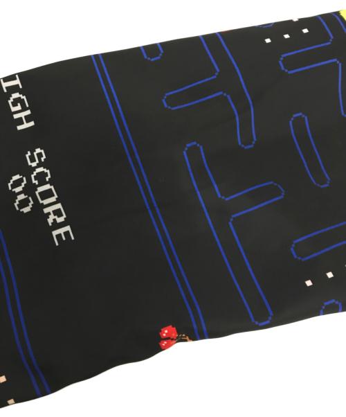 PAC-MAN（パックマン）PAC-MAN (パックマン) リバーシブルパックマンスカジャン ブラック サイズ:Lの古着・服飾アイテム