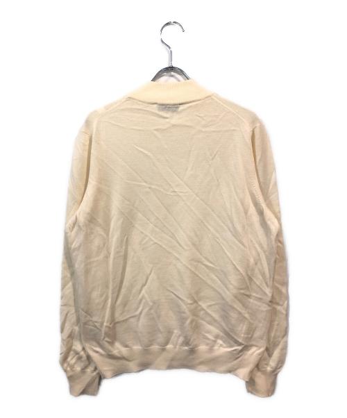 GRAN SASSO（グランサッソ）GRAN SASSO (グランサッソ) 12ゲージウールソリッドモックネックニットセーター ベージュ サイズ:48の古着・服飾アイテム