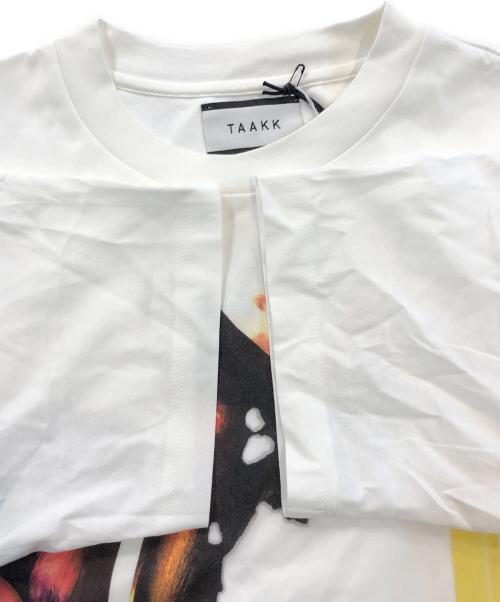 TAAKK（ターク）TAAKK (ターク) レイヤード Tシャツ ホワイト サイズ:SIZE 2の古着・服飾アイテム