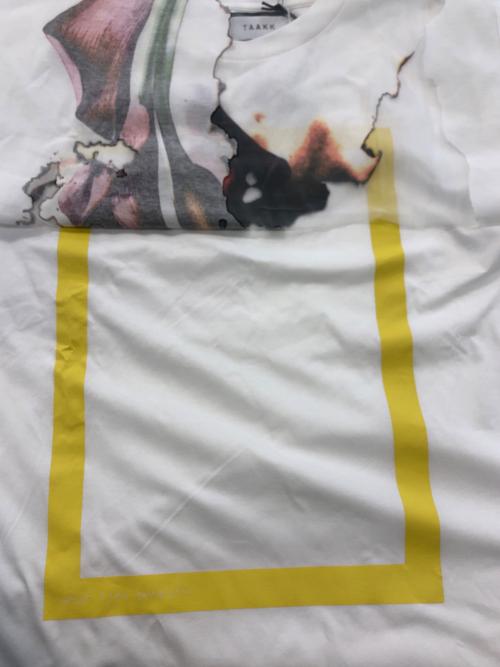 TAAKK（ターク）TAAKK (ターク) レイヤード Tシャツ ホワイト サイズ:SIZE 2の古着・服飾アイテム