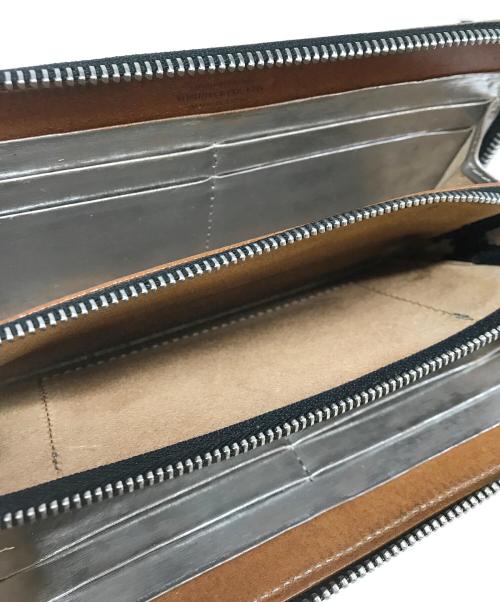 PORTER（ポーター）PORTER (ポーター) フォイルロングウォレット シルバーの古着・服飾アイテム