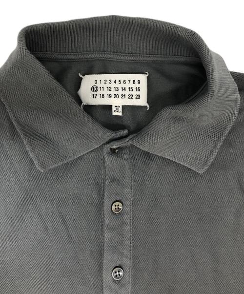 Maison Margiela（メゾンマルジェラ）Maison Margiela (メゾンマルジェラ) 半袖ポロシャツ グレー サイズ:44の古着・服飾アイテム