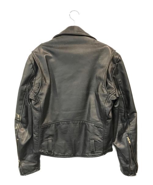 HARLEY-DAVIDSON（ハーレーダビッドソン）HARLEY-DAVIDSON (ハーレーダビッドソン) ダブルライダースジャケット ブラック サイズ:SIZE 38の古着・服飾アイテム