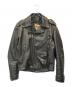 HARLEY-DAVIDSON（ハーレーダビッドソン）の古着「ダブルライダースジャケット」｜ブラック