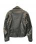HARLEY-DAVIDSON (ハーレーダビッドソン) ダブルライダースジャケット ブラック サイズ:SIZE 38：11000円