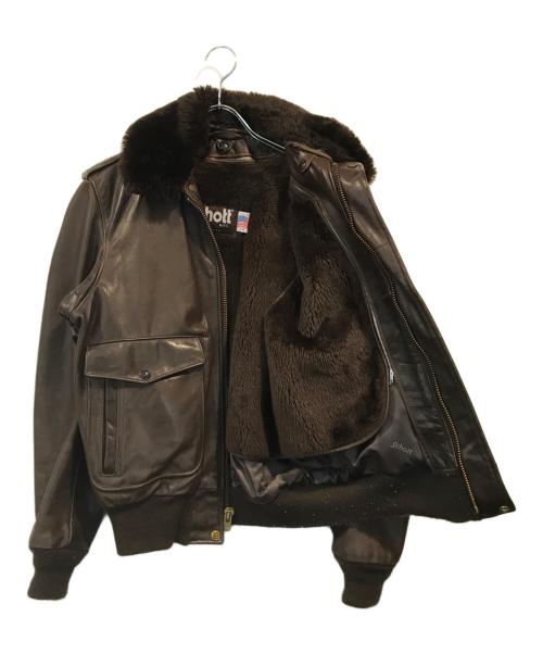 Schott（ショット）Schott (ショット) A-2ジャケット ブラウン サイズ:SIZE 38の古着・服飾アイテム