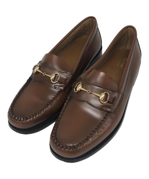 G.H.BASS（ジーエイチバス）G.H.BASS (ジーエイチバス) ホースビットローファー ブラウン サイズ:SIZE UK5の古着・服飾アイテム