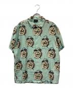 WASTED YOUTH×TOKIONウェイステッドユース×トキオン）の古着「レーヨン アロハ ショートスリーブ シャツ」｜スカイブルー