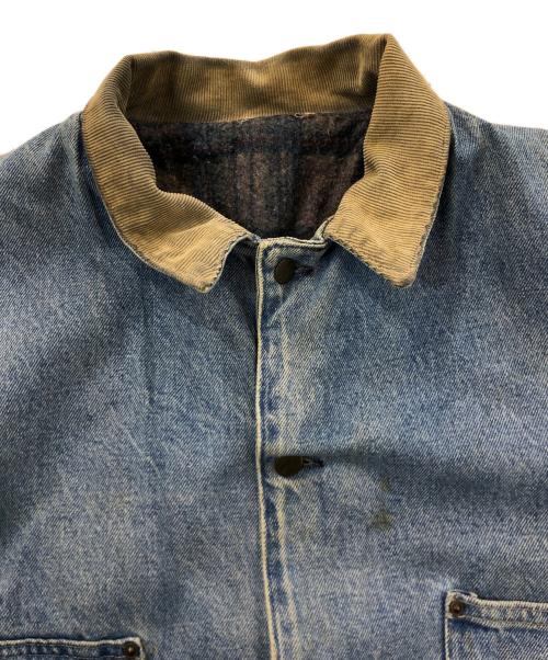 CarHartt（カーハート）CarHartt (カーハート) 裏地ブランケットデニムチョアジャケット インディゴ サイズ:-の古着・服飾アイテム