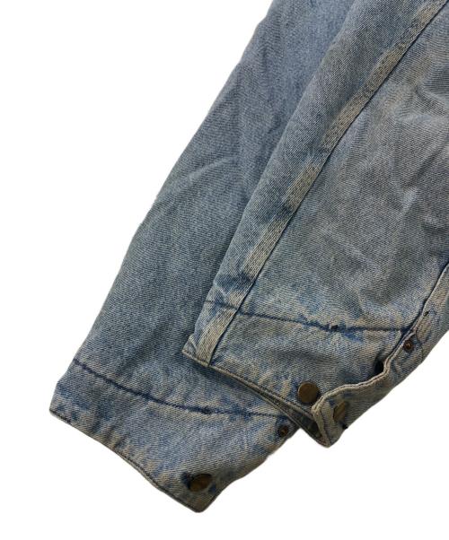 CarHartt（カーハート）CarHartt (カーハート) 裏地ブランケットデニムチョアジャケット インディゴ サイズ:-の古着・服飾アイテム