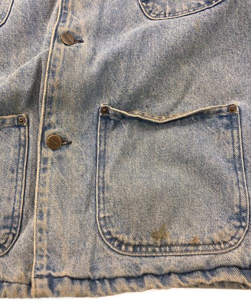CarHartt（カーハート）CarHartt (カーハート) 裏地ブランケットデニムチョアジャケット インディゴ サイズ:-の古着・服飾アイテム