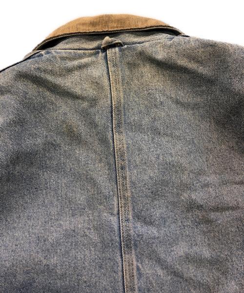 CarHartt（カーハート）CarHartt (カーハート) 裏地ブランケットデニムチョアジャケット インディゴ サイズ:-の古着・服飾アイテム