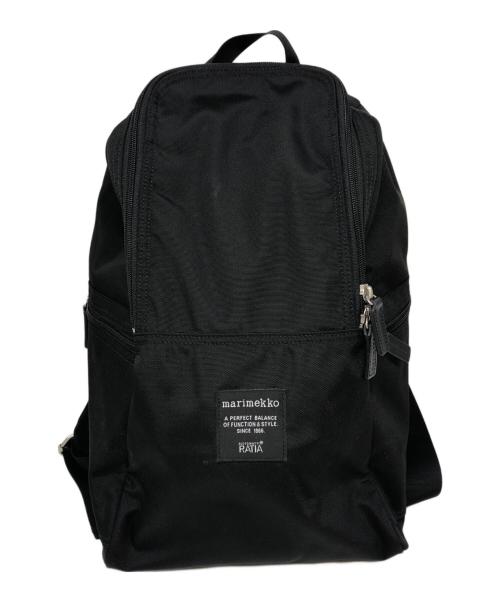 marimekko（マリメッコ）marimekko (マリメッコ) メトロバックパック ブラックの古着・服飾アイテム